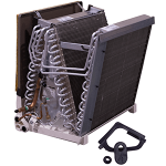 Flex Coil w/ Drainpan, 2R/24/21.0, Alum, Hz